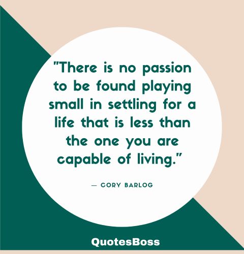 Inspirational Vintage quote about life from Cory Barlog 