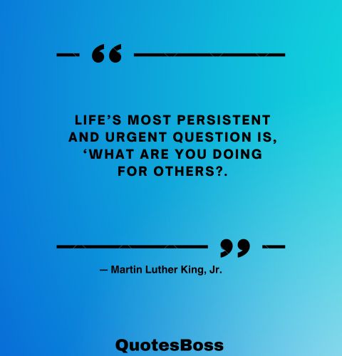Vintage quote about life from Martin Luther King, Jr.