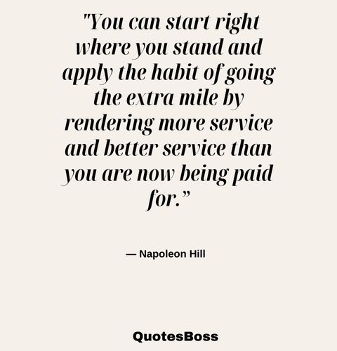 inspirational vintage quote about life from Napoleon Hill