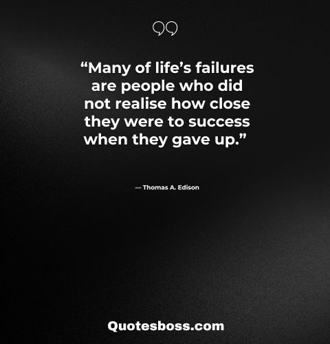 Vintage quote about life from Thomas Edison