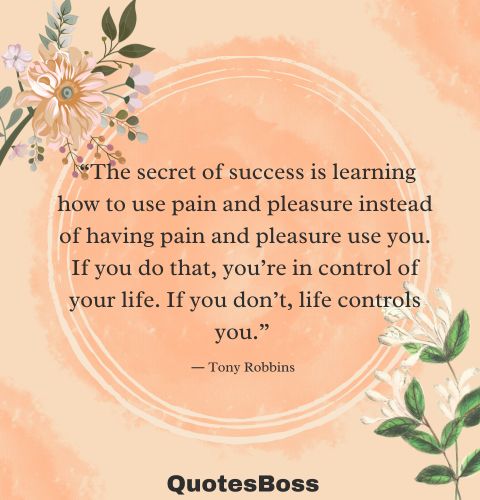 vintage quote about life from Tony Robbins