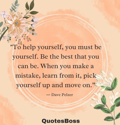 quote about life mistakes from Dave Pelzer 